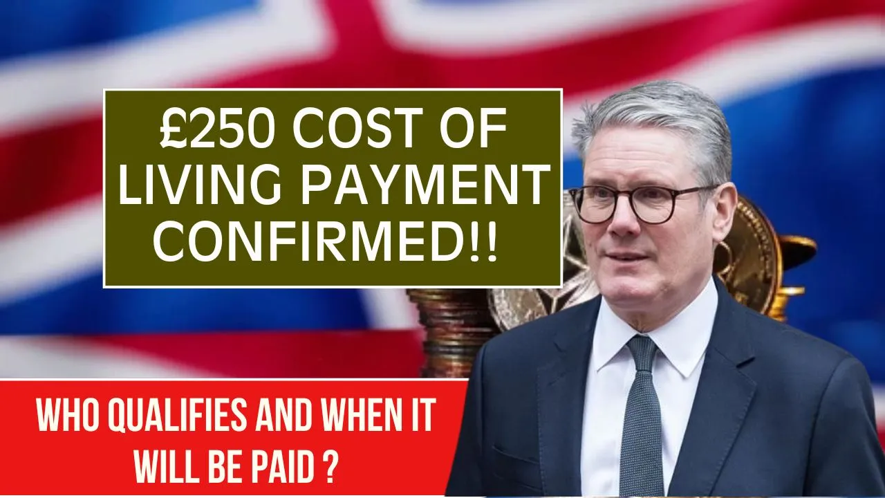 £250 Cost of Living Payment