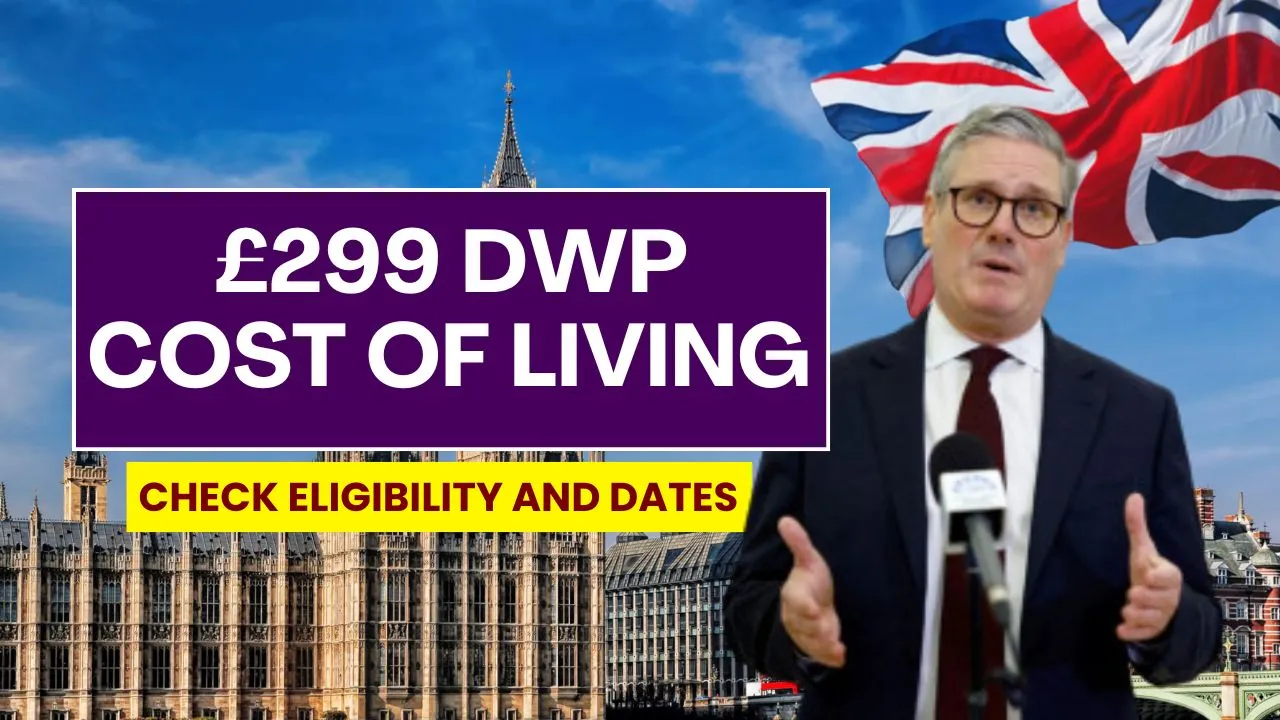 £299 DWP Cost of Living