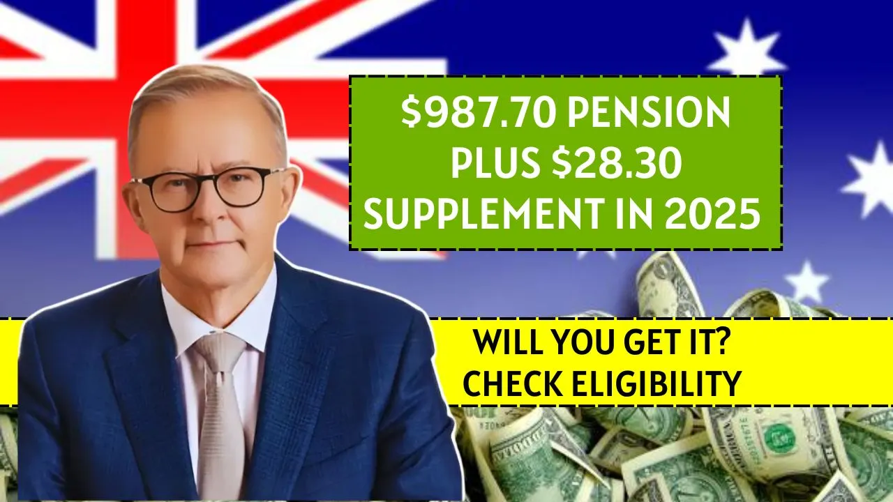 $987.70 Pension Plus $28.30 Supplement