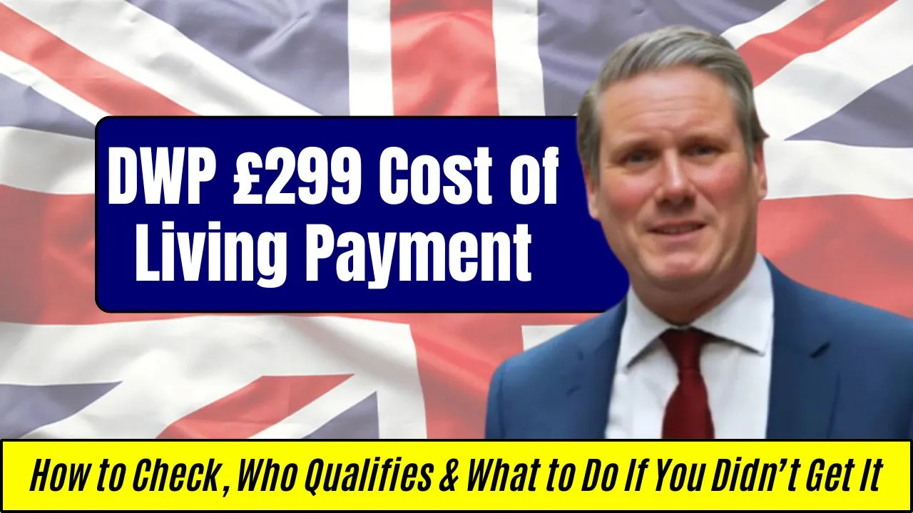 DWP £299 Cost of Living Payment