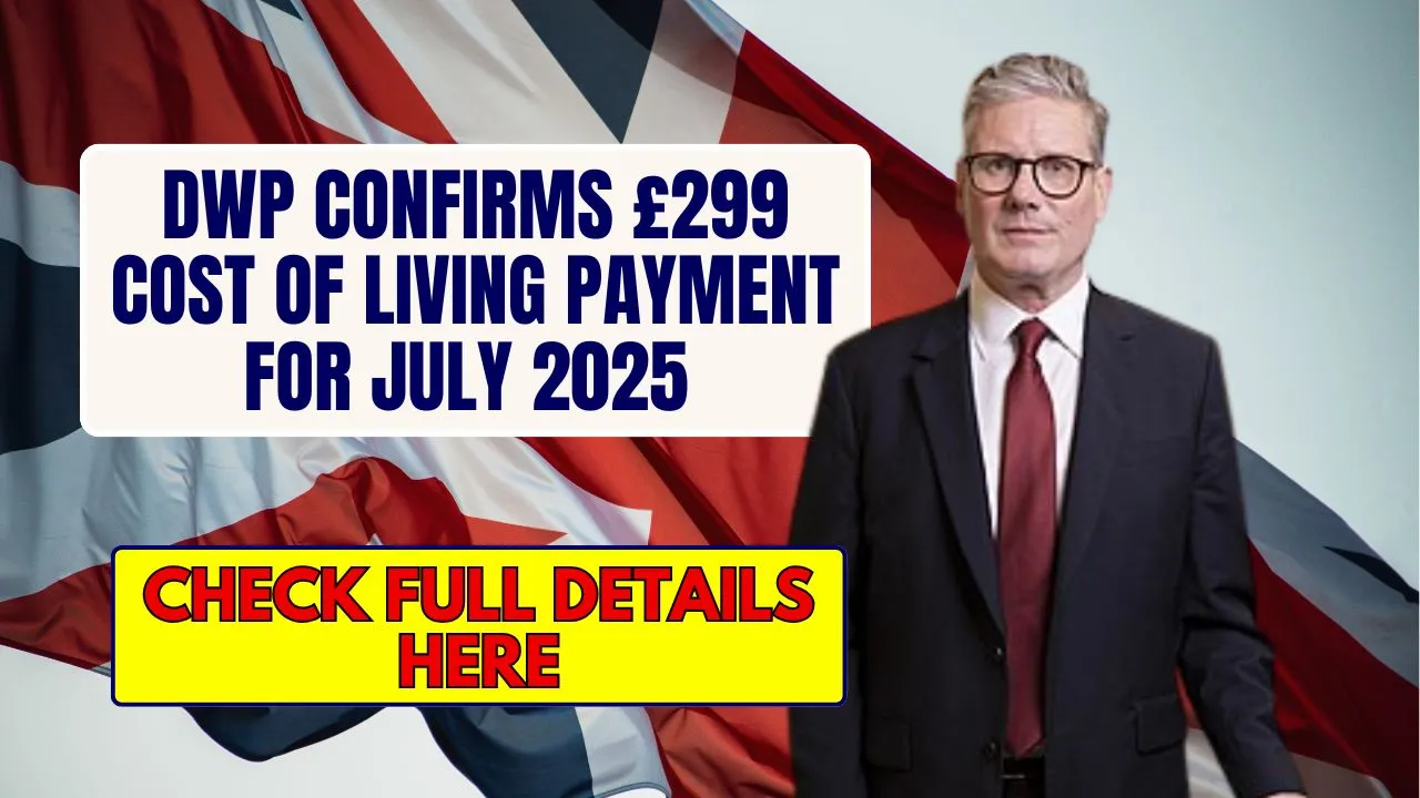 DWP £299 Cost of Living Payment