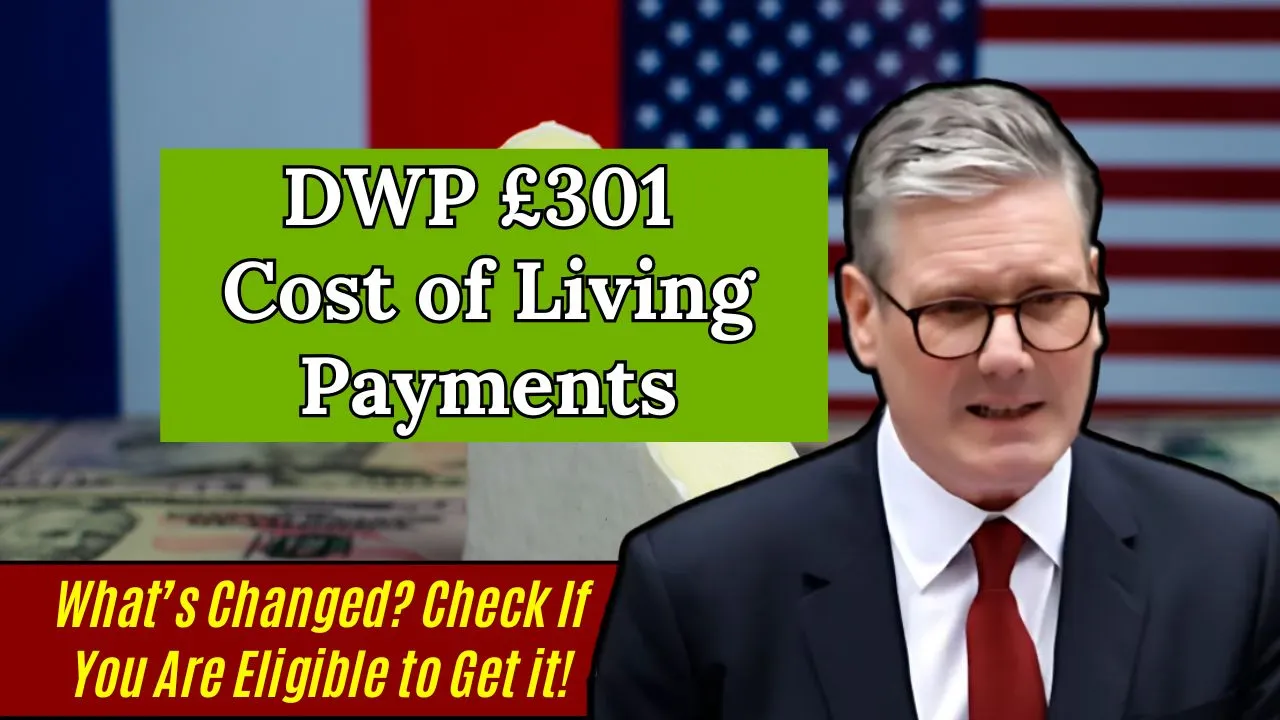DWP £301 Cost of Living Payments