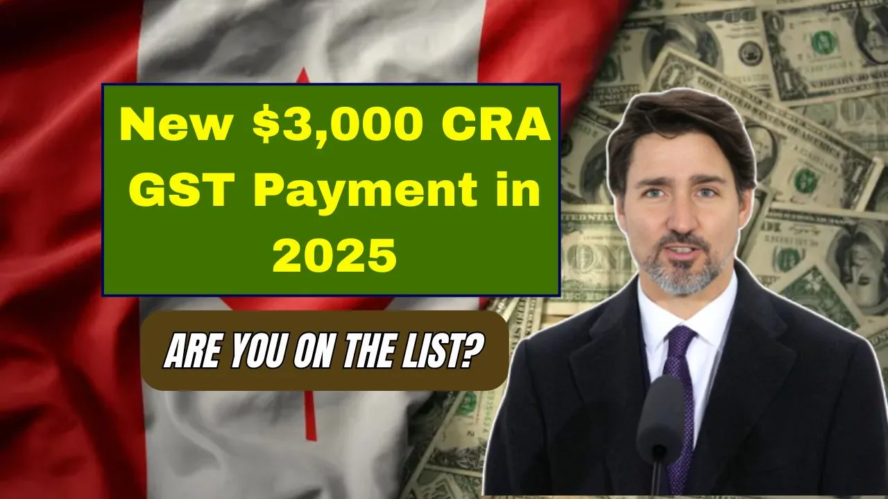$3000 CRA GST Payment